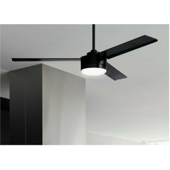 Bayside Lagoon CTC Ανεμιστήρας Οροφής 132cm με Φως Μαύρος